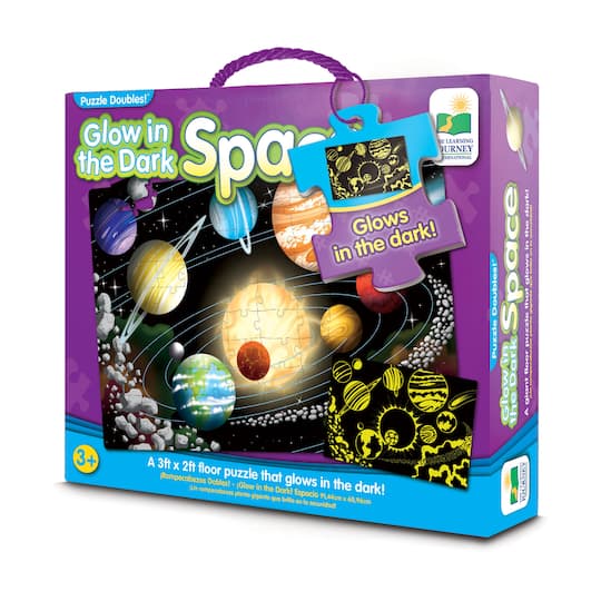 Puzzle Doubles!® Glow in the Dark Space 100 Piece Puzzle